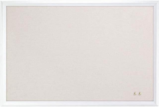 NEW Linen Bulletin Board with Decor Frame, 30 x 20