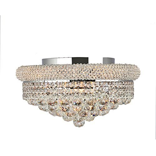 Empire 8-Light Crystal Flush Mount Ceiling Light