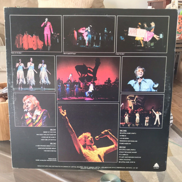 Barry Manilow ~ "LIVE" 2LP Record Album - photo 2