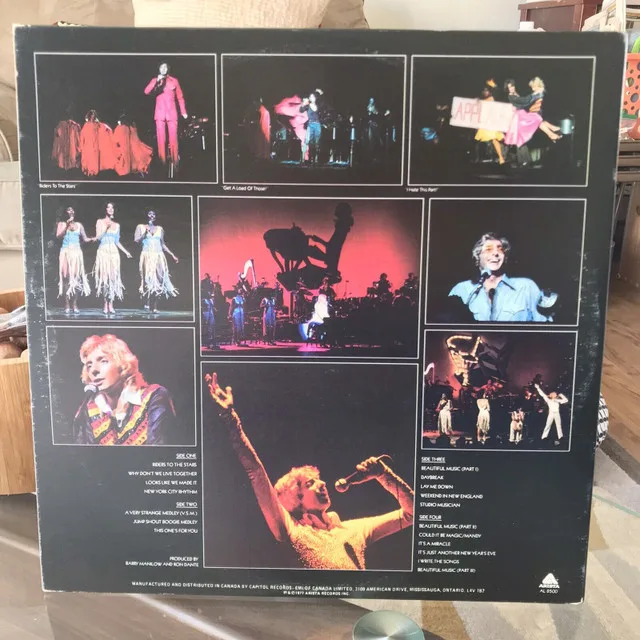 Barry Manilow ~ "LIVE" 2LP Record Album image indicator(2)
