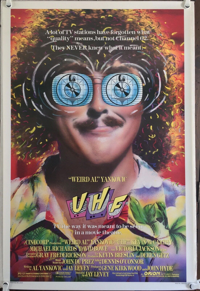UHF (1989) Original Movie Poster