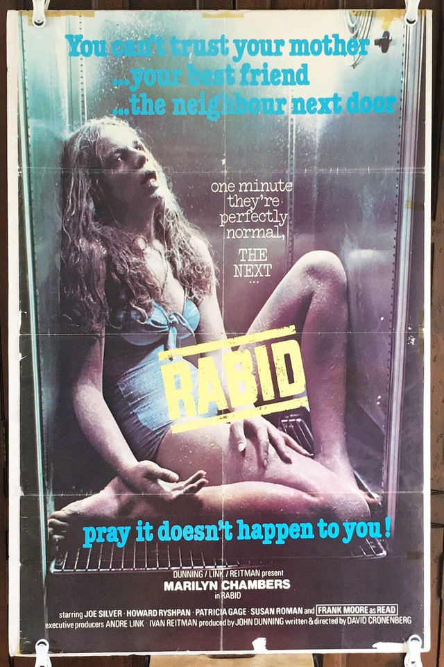 “Rabid” (1977) Original Movie Poster