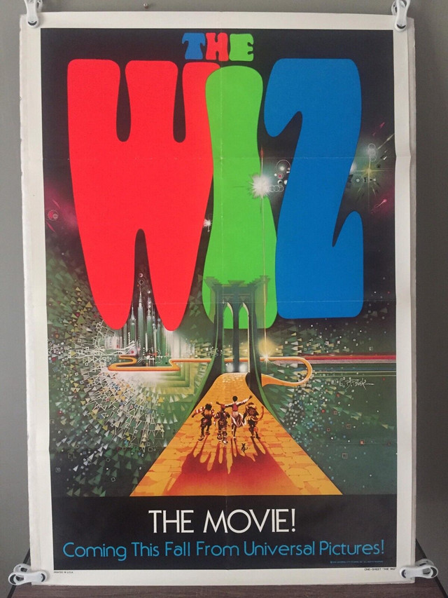 “The Wiz” (1978) Advance Original Poster