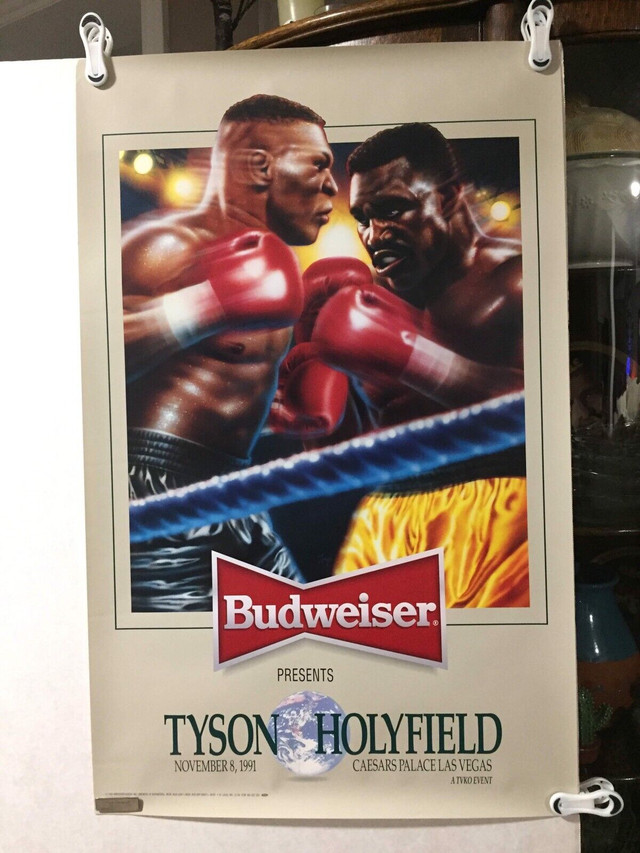 Budweiser Holyfield vs Tyson (1991) Poster