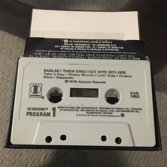 The Eagles Their Greatest Hits 71-75 Audio Cassette - photo 3