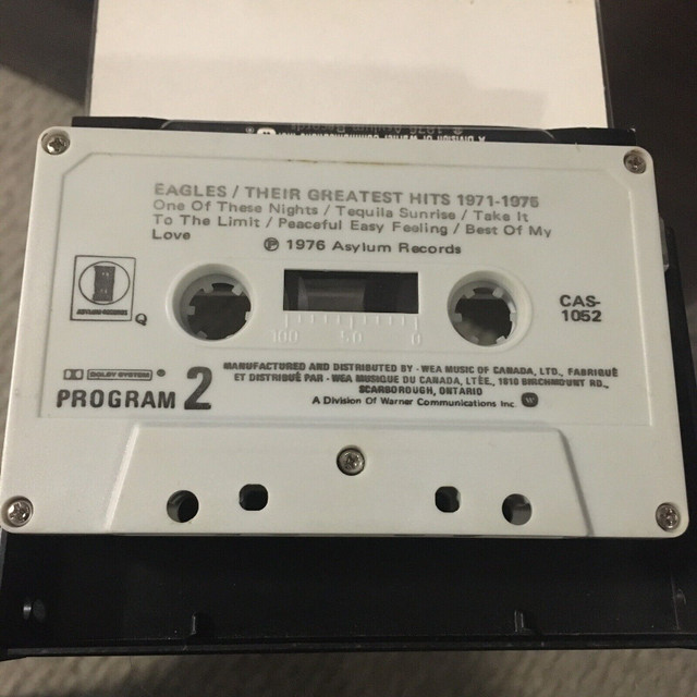 The Eagles Their Greatest Hits 71-75 Audio Cassette - photo 4