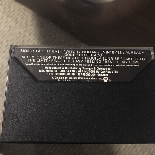 The Eagles Their Greatest Hits 71-75 Audio Cassette - photo 5