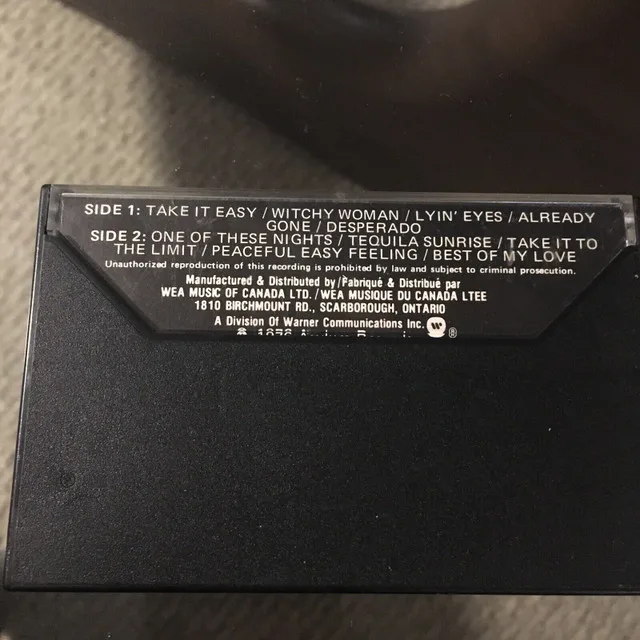 The Eagles Their Greatest Hits 71-75 Audio Cassette image indicator(5)