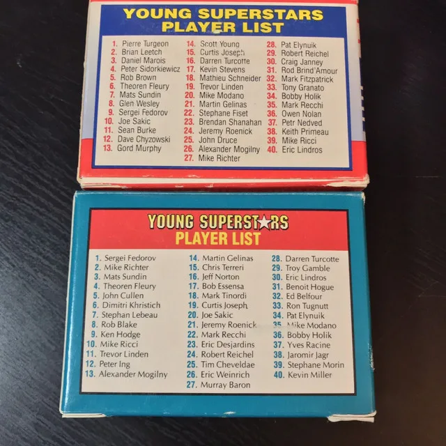 Score Young Superstars 1990/91 sets image indicator(2)