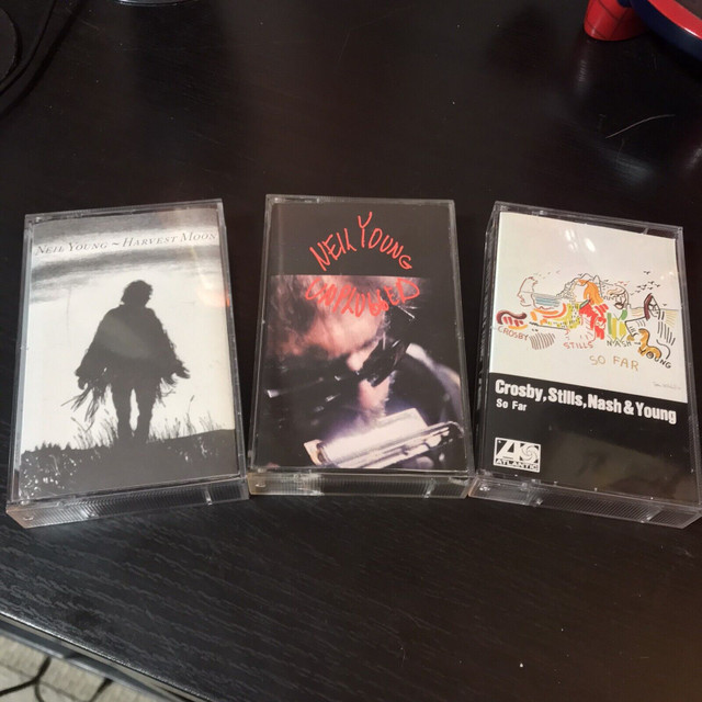 3 Audio Cassettes (Neil Young, CSNY)