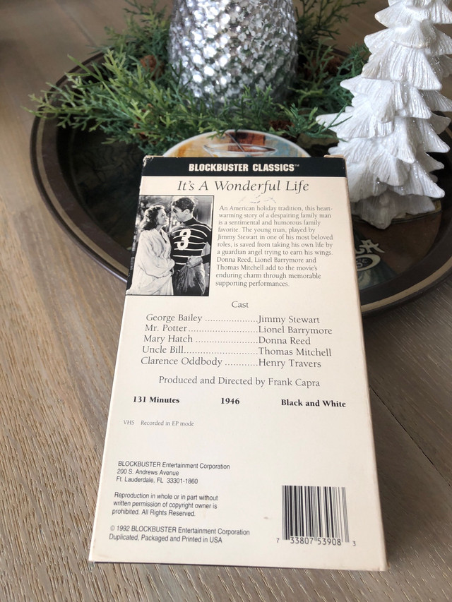 It’s a Wonderful Life VHS - photo 2
