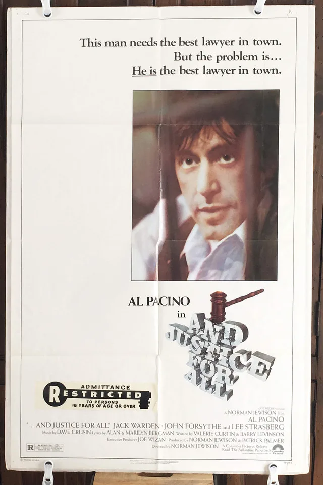 And Justice For All (1979) original movie poster thumbnail