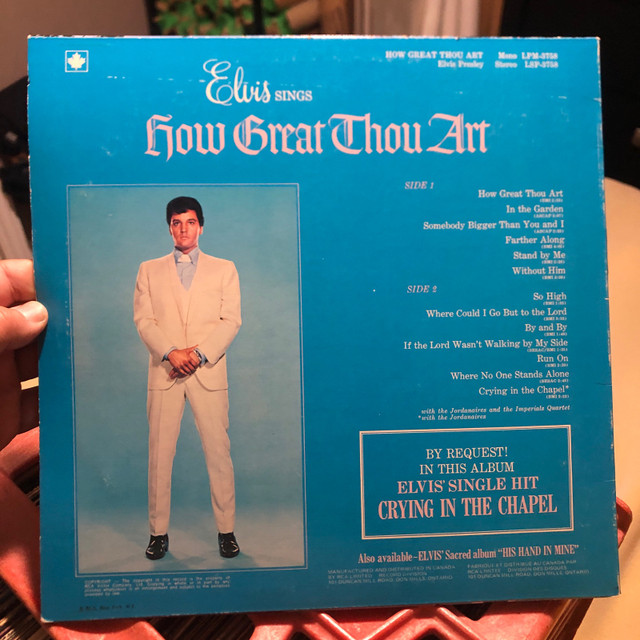Elvis ~ How Great Thou Art LP Record - photo 2