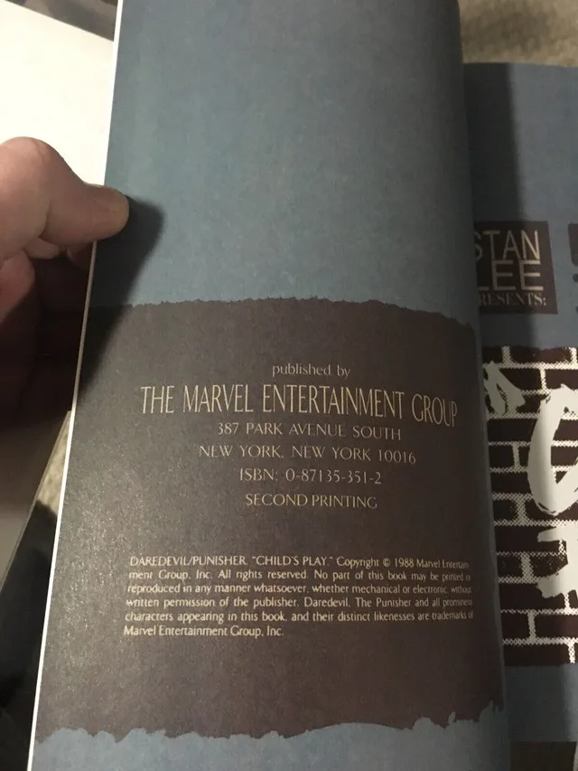 DAREDEVIL & THE PUNISHER: CHILD'S PLAY (1988) image indicator(2)