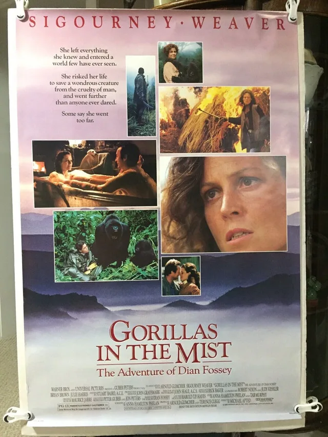 Gorillas In The Mist (1988) Original Movie Poster thumbnail