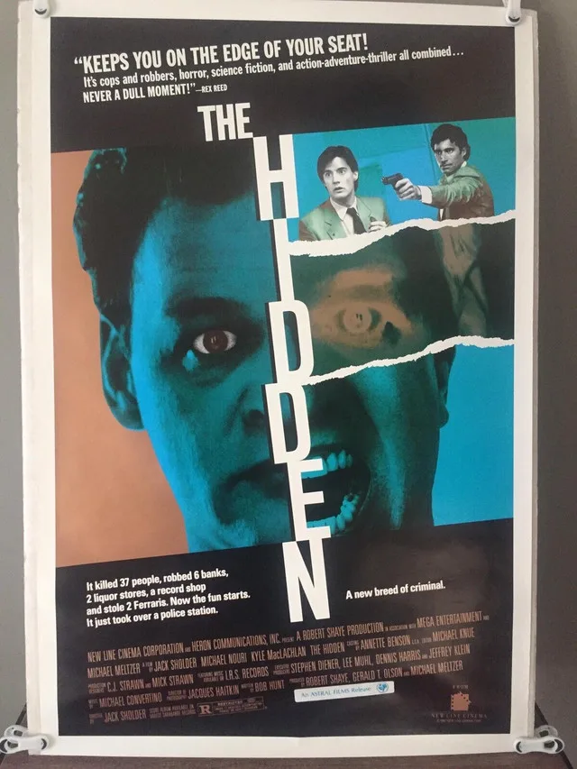 The Hidden (1987) Original Movie Poster thumbnail