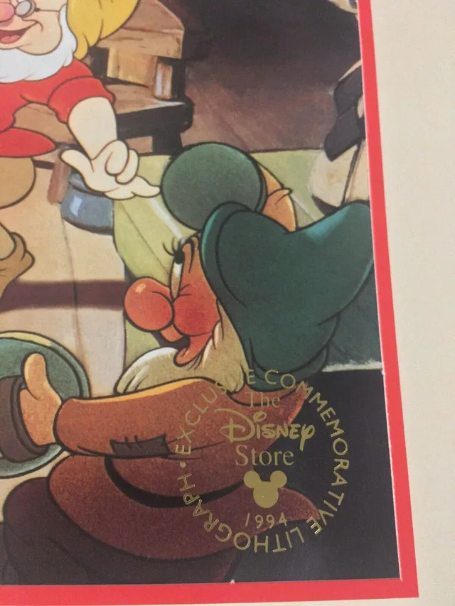 Snow White & The Seven Dwarfs Vintage Lithograph image indicator(3)