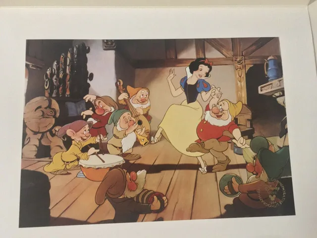 Snow White & The Seven Dwarfs Vintage Lithograph image indicator(6)