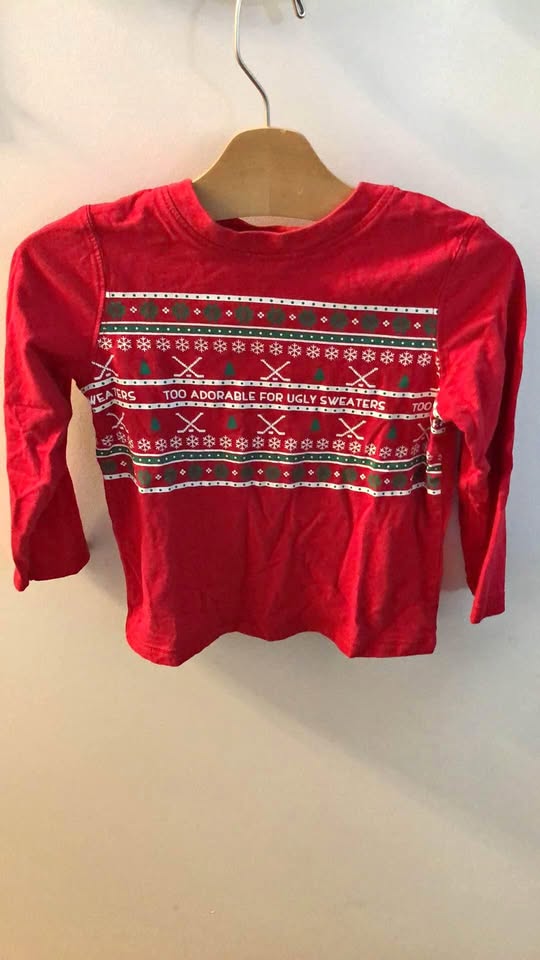 Boys Christmas Sweater Shirt (George) - Size 5T