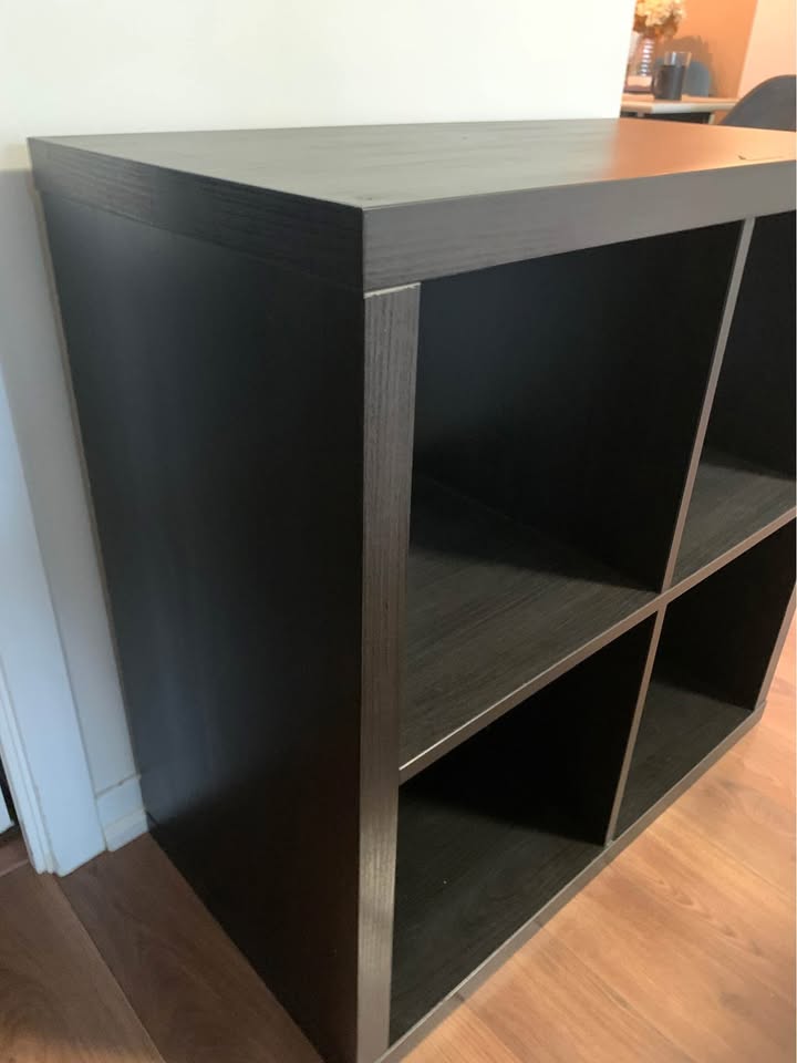 Ikea Kallax 4 Shelving Unit Black - photo 2