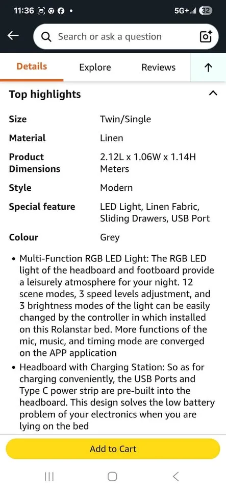 TWIN MATTRESS AND BEDFRAME image indicator(3)