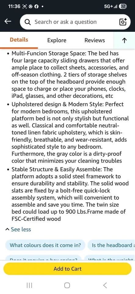 TWIN MATTRESS AND BEDFRAME image indicator(4)