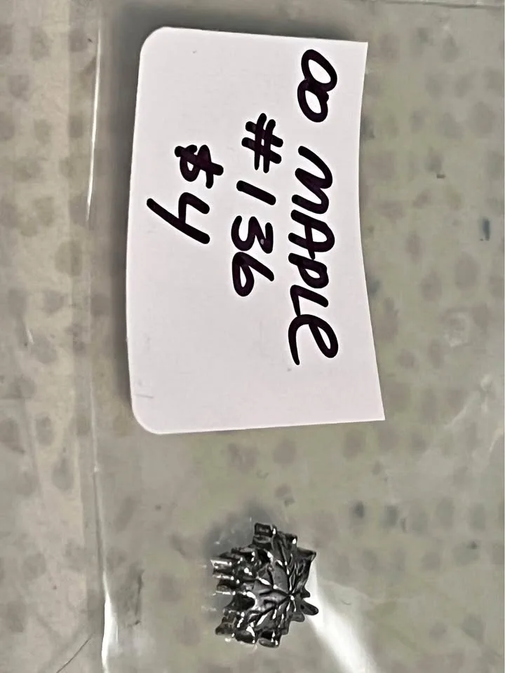 Origami Owl Charm Maple Leaf