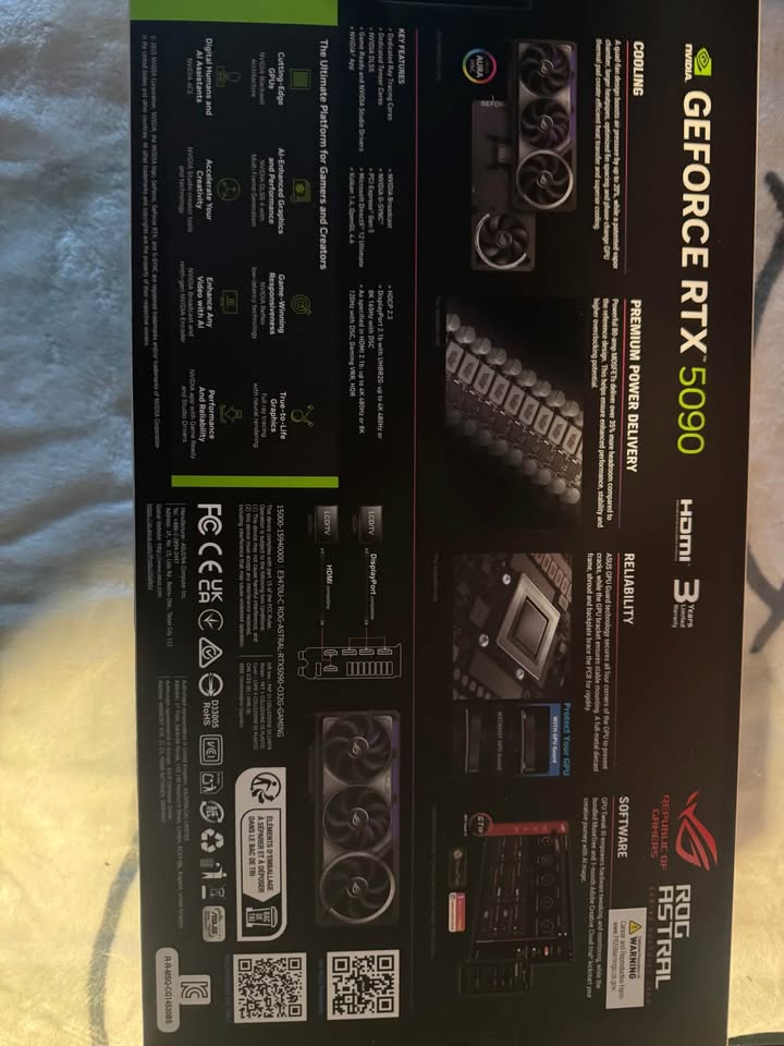 RTX 5090 ROG Astral Graphics Card - photo 2