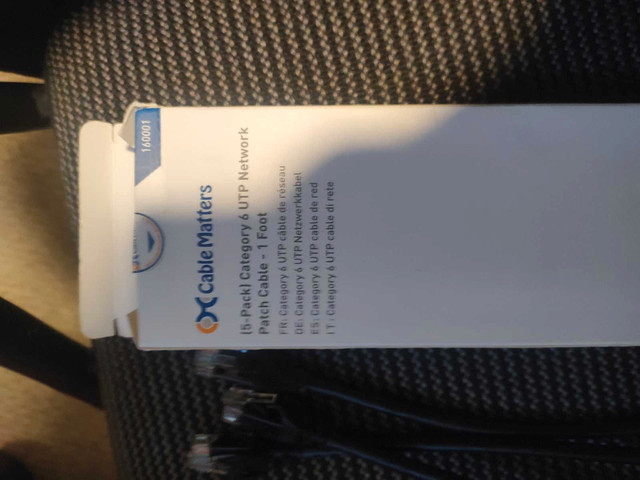Category 6 UTP Network Patch Cable 5 Pack - photo 2