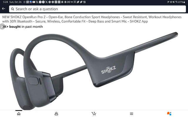SHOKZ OpenRun Pro 2 - Open-Ear Headphones