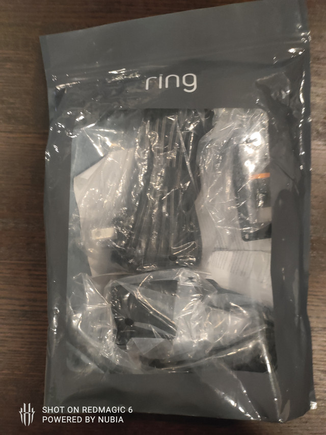 Ring indoor/outdoor power adapter - barrel plug black