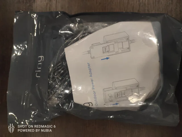 Ring indoor/outdoor power adapter - barrel plug black image indicator(3)