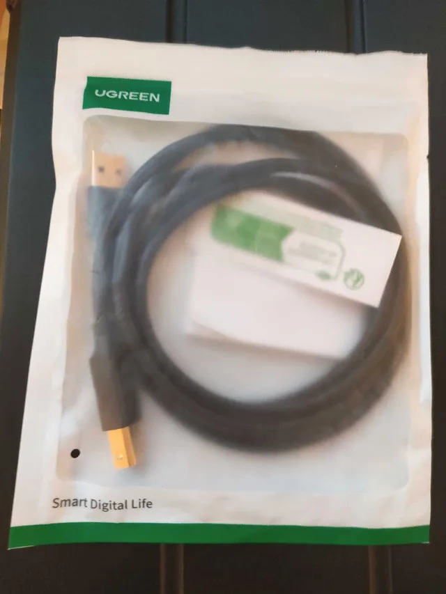 UGREEN Printer Cable USB 2.0 A Male to B Male Cord USB A to B Ca thumbnail