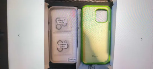 TOCOL iPhone 13 Pro Max Case with 2 Pack Screen image indicator(2)