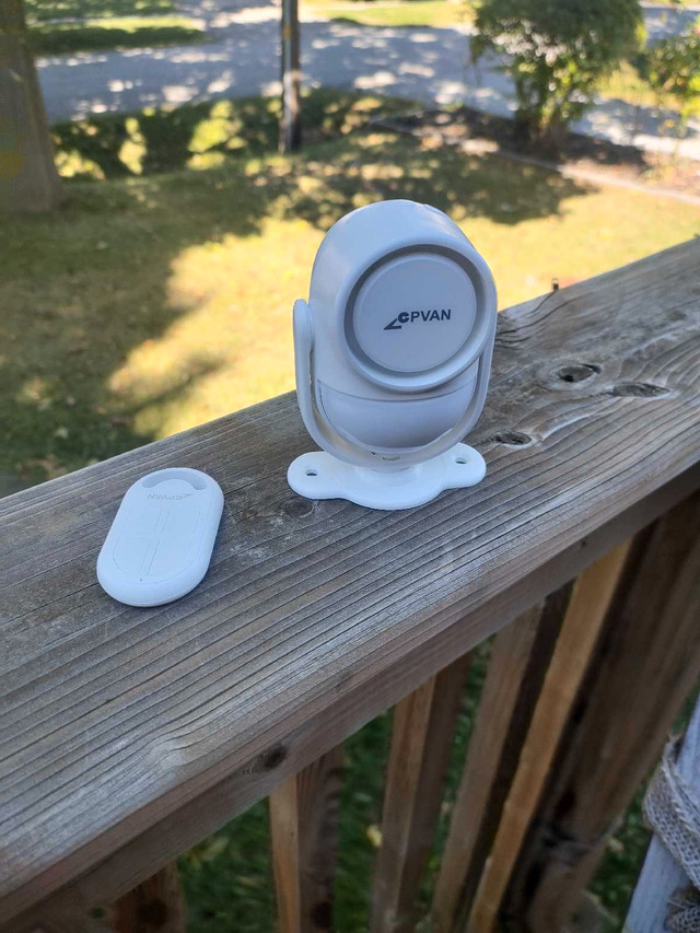 CPVAN Motion Sensor Alarm with Remote Control, PIR Indoor Motion - photo 4