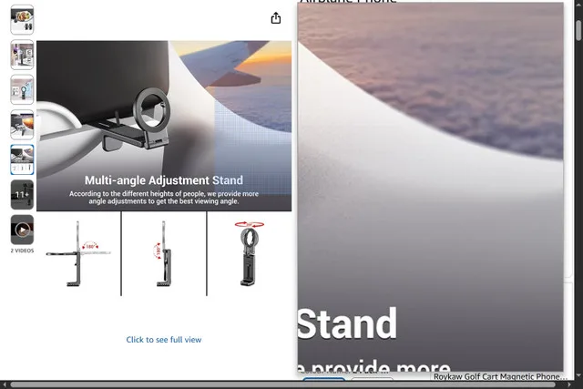 PROfezzion magsafe Airplane Phone Holder image indicator(2)