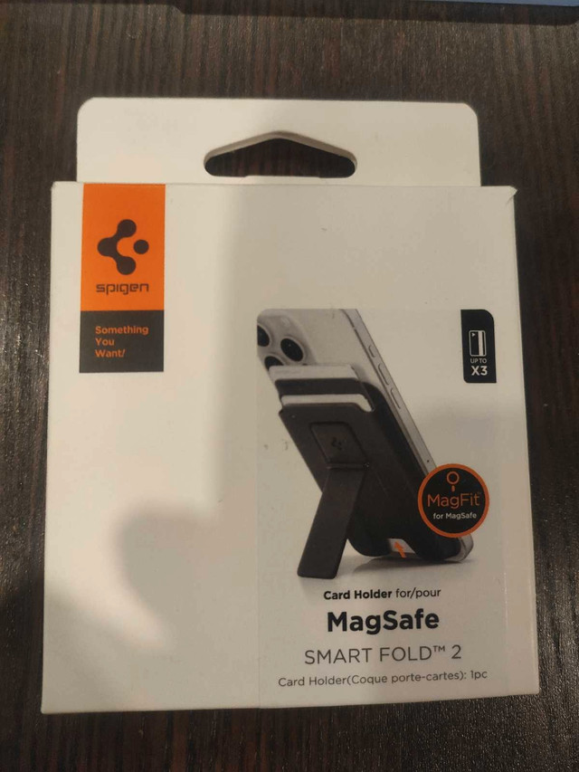 Spigen Smart Fold 2 (MagFit) Magnetic Wallet Card Holder / stand - photo 2