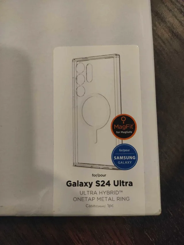 Spigen Ultra Hybrid OneTap Metal Ring Case S24 Ultra thumbnail