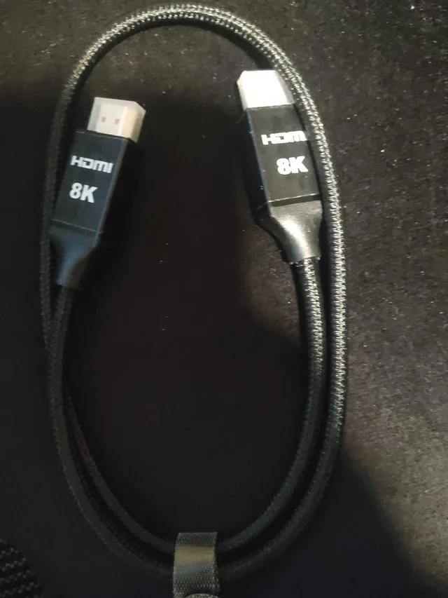 8k braided HDMI cable thumbnail
