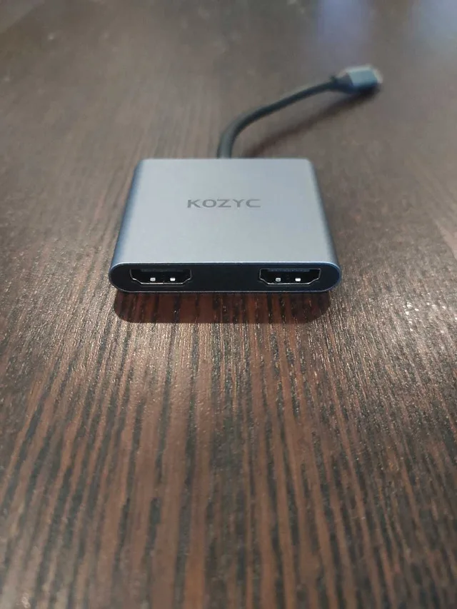 USB C to Dual HDMI Adapter 4K@30Hz, KOZYC USB C Hub image indicator(6)