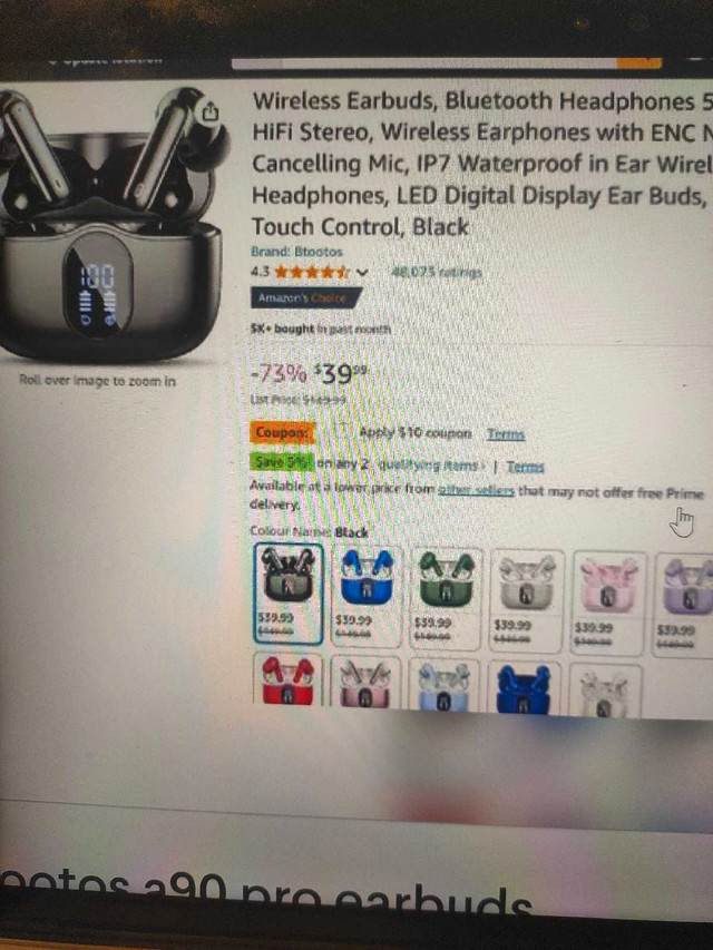 Btootos a90 pro earbuds