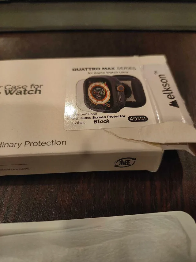 Elkson case and screen protector for apple watch ultra image indicator(3)