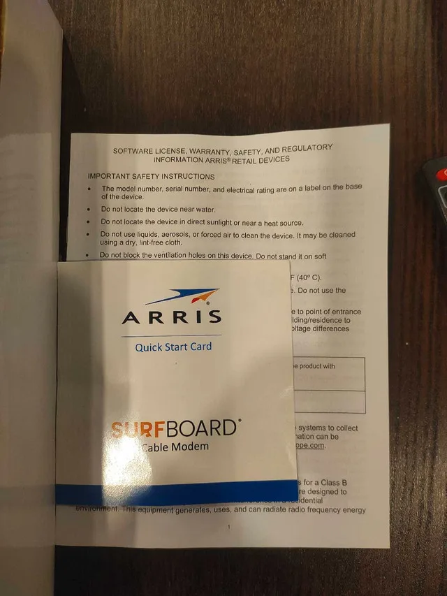 ARRIS - Cable Modem - Fast DOCSIS 3.1 Multi-Gigabit image indicator(6)