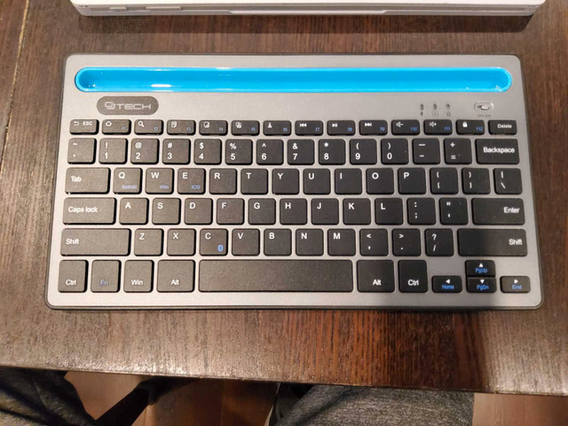 CJ Tech slim wireless multi device bluetooth keyboard