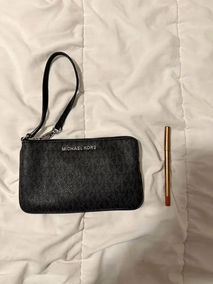 Michael Kors Leather Wristlet