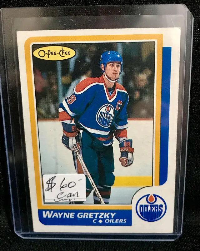 1986 Wayne Gretzky O-Pee-Chee Card Oilers NHL thumbnail