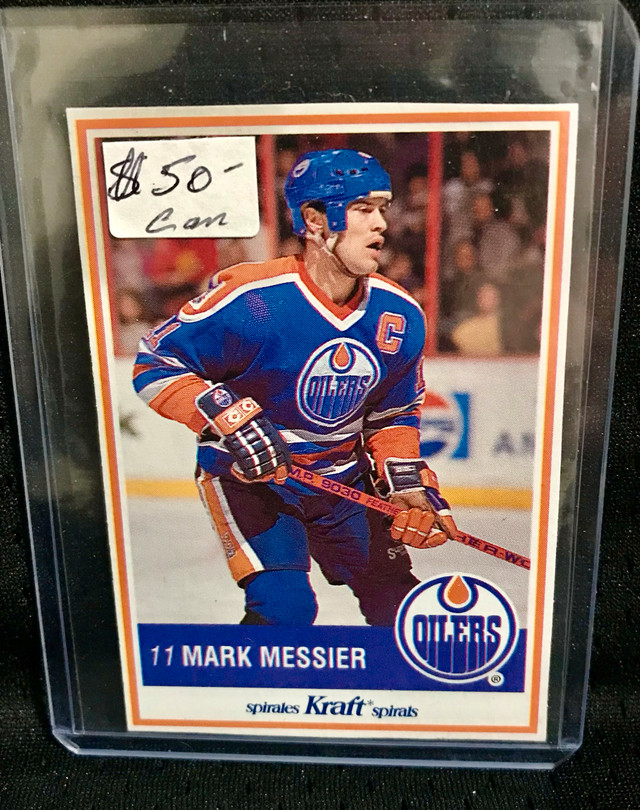 1990 Mark Messier Edmonton Oilers Card NHL