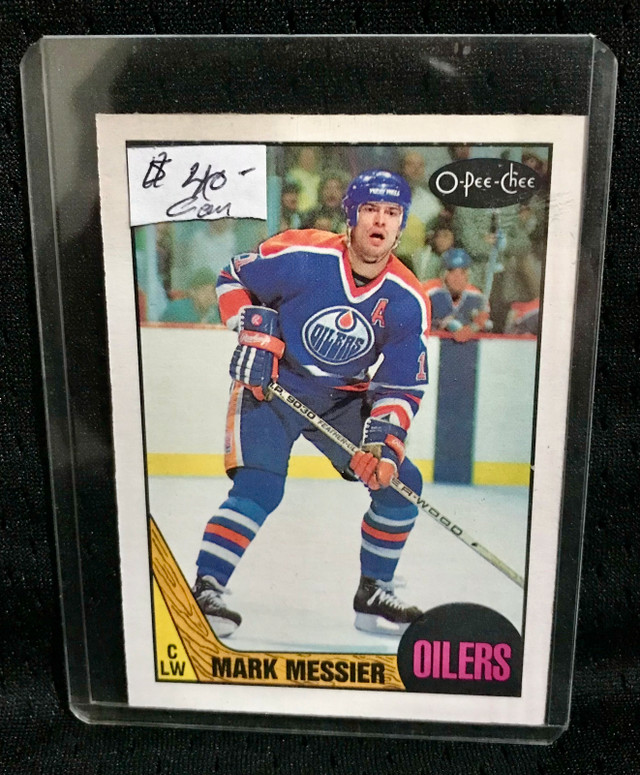 O-Pee-Chee Mark Messier Edmonton Oilers Card NHL