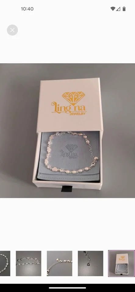 Lingna Jewelry 925 Sterling Silver Bracelet image indicator(4)
