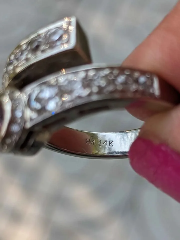 Antique 1920s Diamond Ruby Ring 14k Gold $8635 Gatsby image indicator(5)